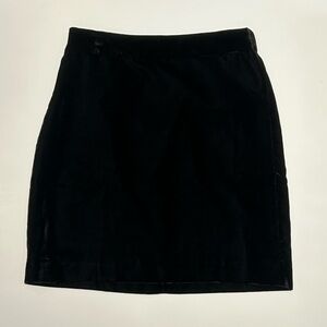 J. Crew Factory Velvet Mini Skirt